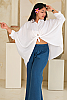 Key Largo Linen Blouse Front