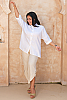 Laguna Linen Top White Full