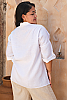Laguna Linen Top White Back