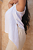 Laguna Linen Top White Side 1