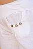 Linen Coco Pant White Pocket