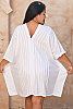 Pintuck Dress - White
