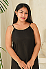 Kokomo Linen Dress Black Close