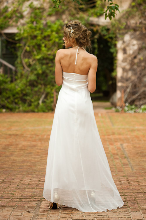 halter wedding dress