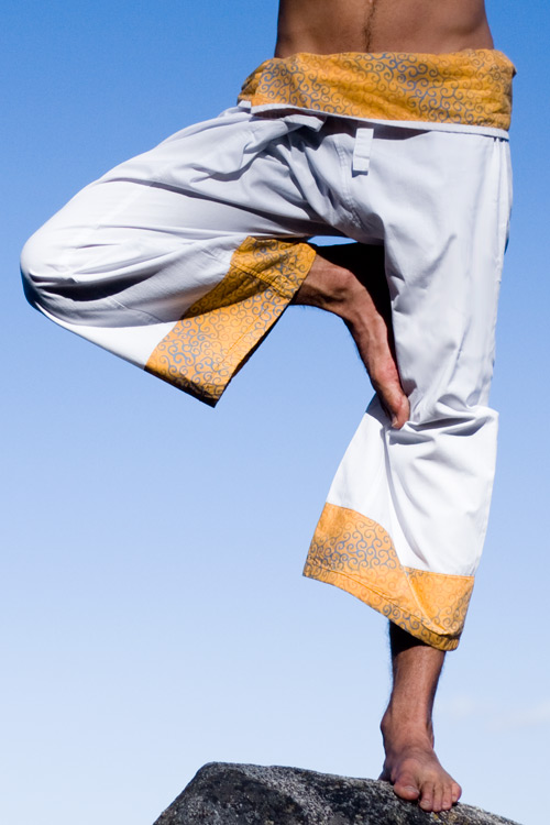 Cotton Batik Fisherman Yoga Pants Island Importer