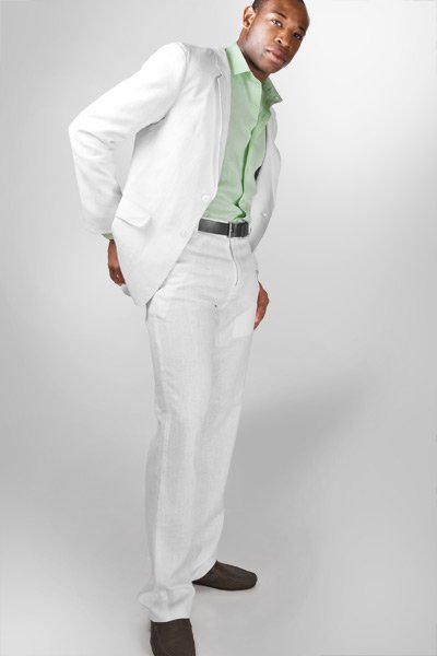 Custom Linen Amalfi Suit