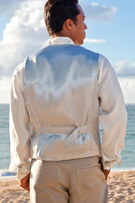 bedriegen Donder uitvinden Men's Linen Amalfi Suit Vest for Beach Weddings - Island Importer