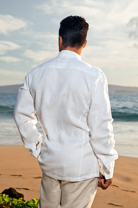 shirt with back flap