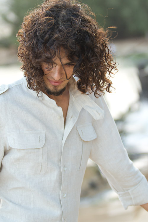 slim fit safari shirt