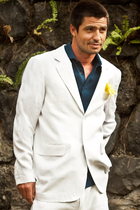 Men's Linen White Suit Jacket - Beach Wedding - Island Importer