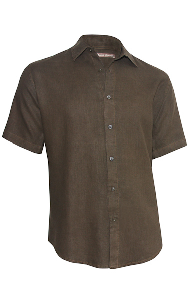 Carob Linen Earth Shirt