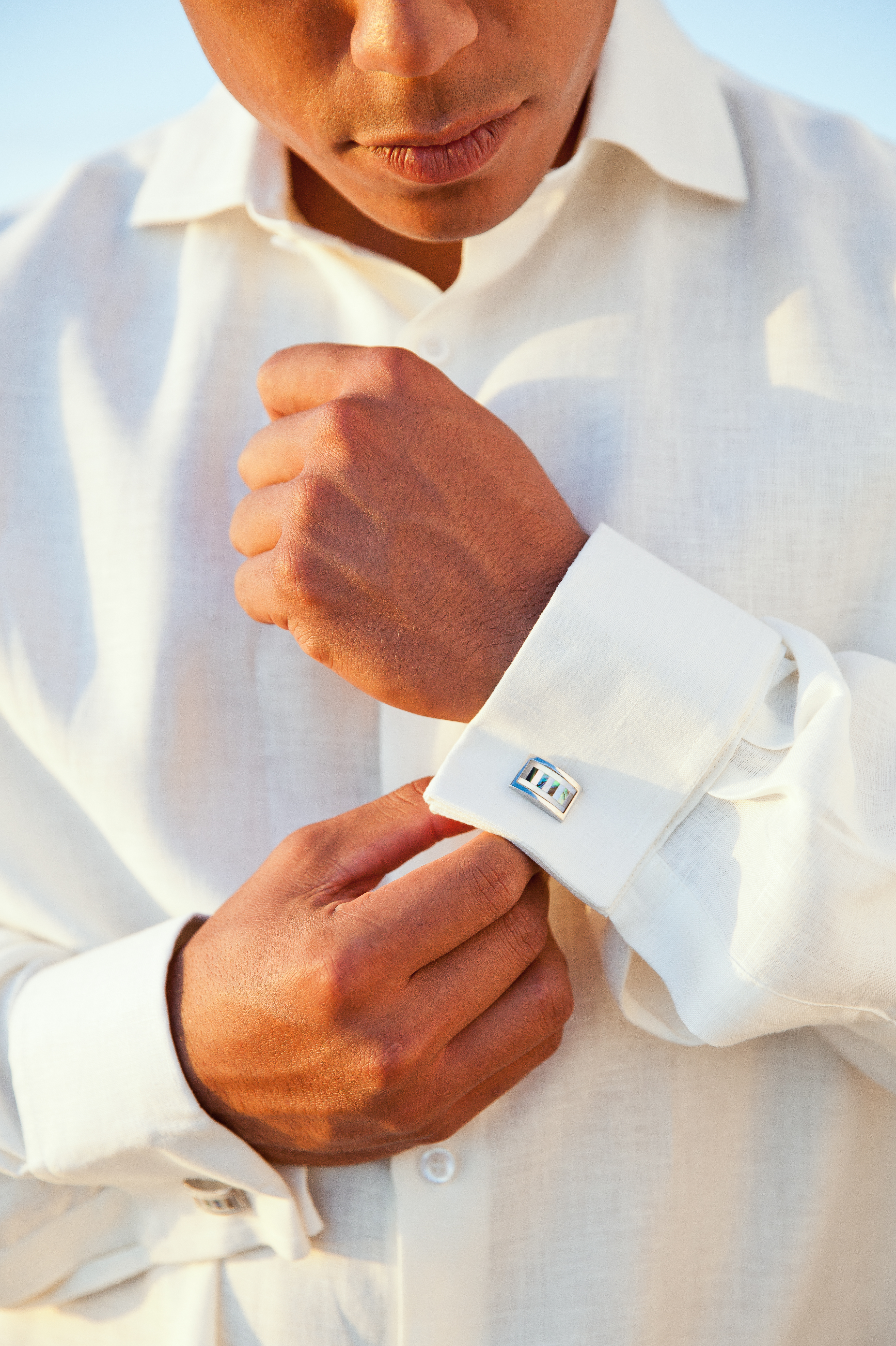 Dankbaar Pickering investering Men's Linen French Cuff Long Sleeve Shirt - Island Importer