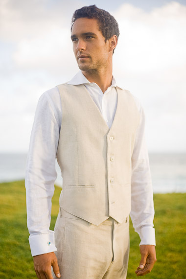 Linen & Silk Beach Wedding Attire for Grooms - Island Importer