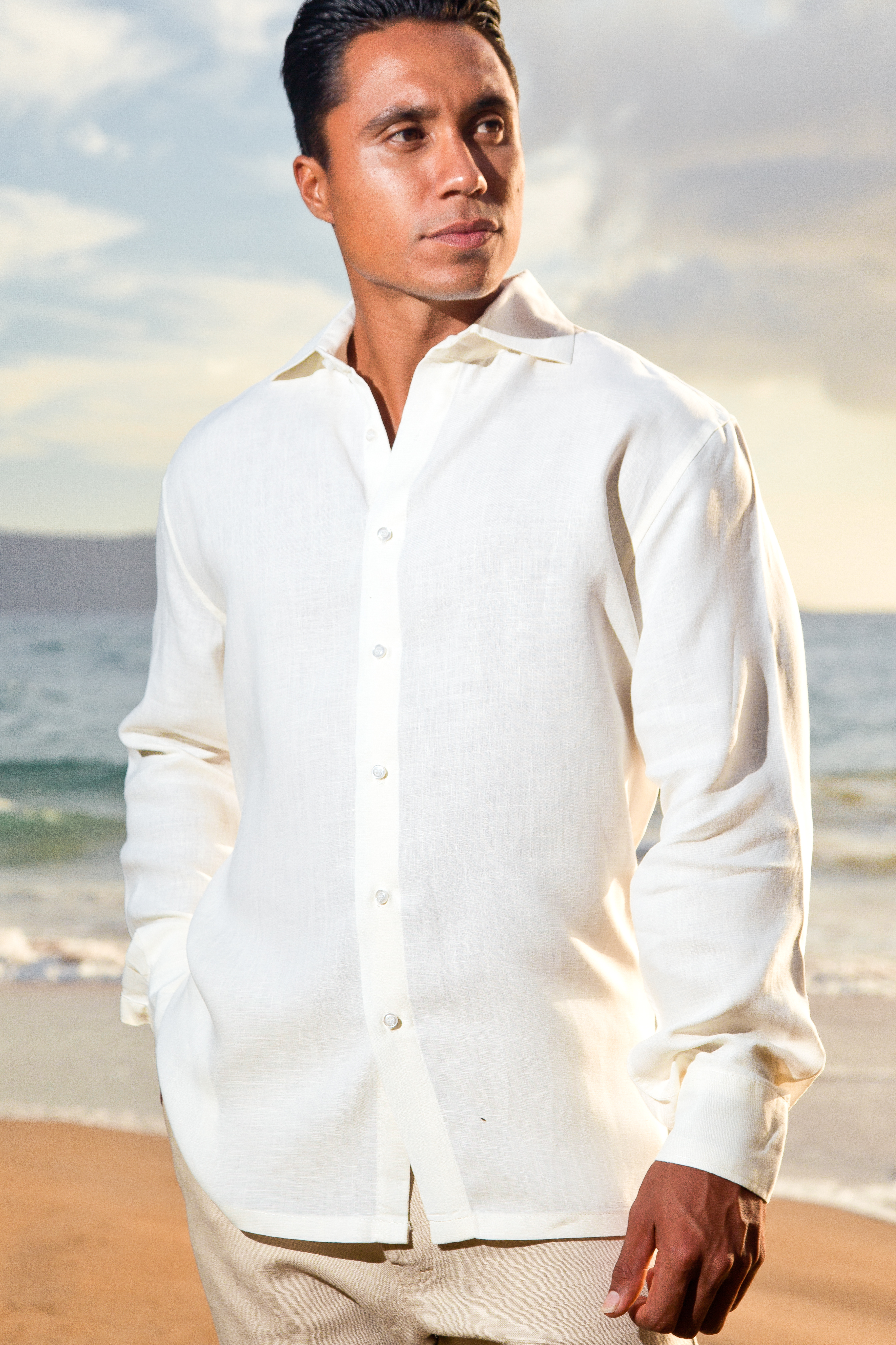 long sleeve linen