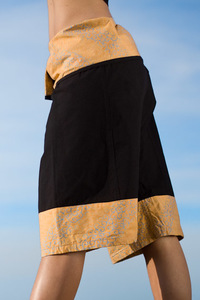 Batik Fisherman Yoga Shorts