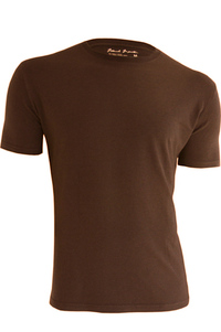 Men's Bamboo & Organic Cotton Blend Brown T-Shirt