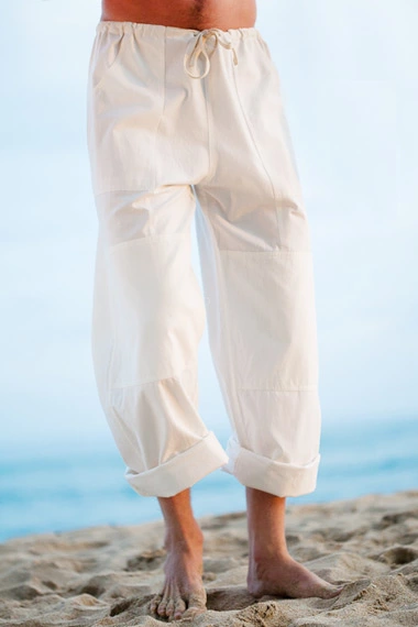 mens beach capri pants