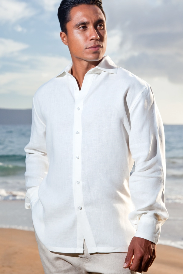 Groom s Linen Shirts for Beach Weddings Island Importer